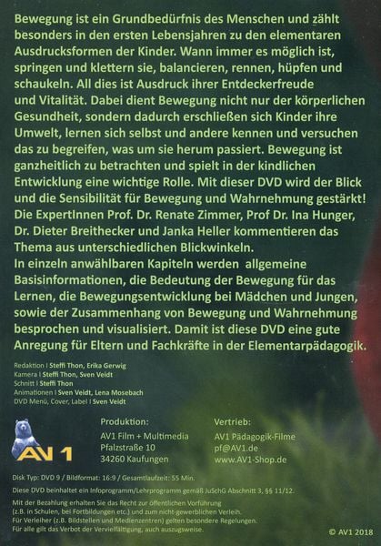 Produktbild: Bewegung und Wahrnehmung