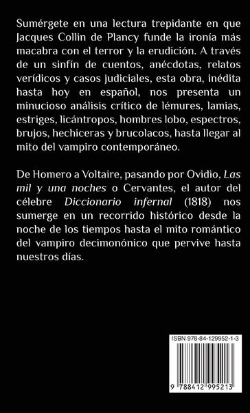 Produktbild: Historia de los vampiros y de los espectros mal&eacute;ficos