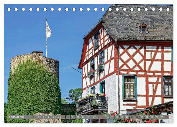Produktbild: Eltville am Rhein - Wein, Sekt, Rosen (Tischkalender 2026 DIN A5 quer), CALVENDO Monatskalender