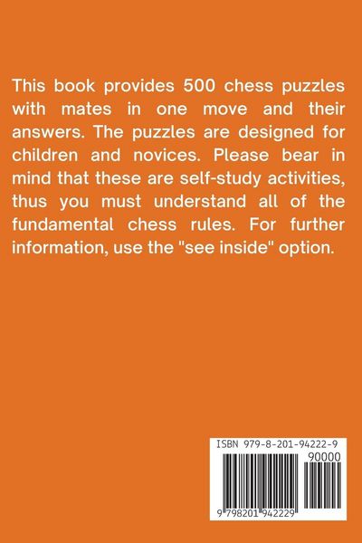 Produktbild: 500 Checkmate Chess Puzzles in One Move, Part 2