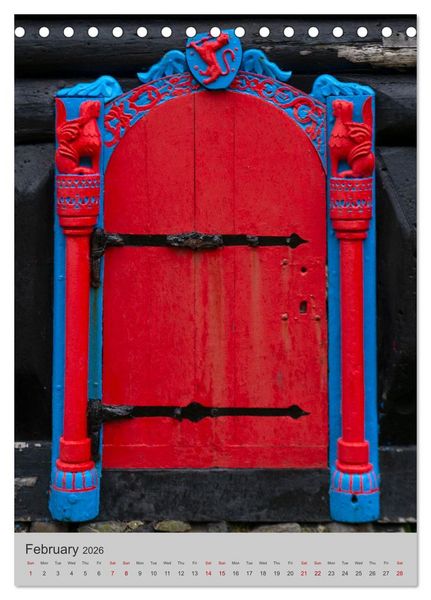 Produktbild: Doors of the world (Desk Calendar 2026 DIN A5 portrait), CALVENDO 12 Month DeskCalendar