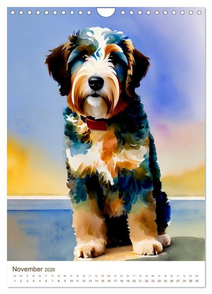 Produktbild: Der Labradoodle (Wandkalender 2026 DIN A4 hoch), CALVENDO Monatskalender