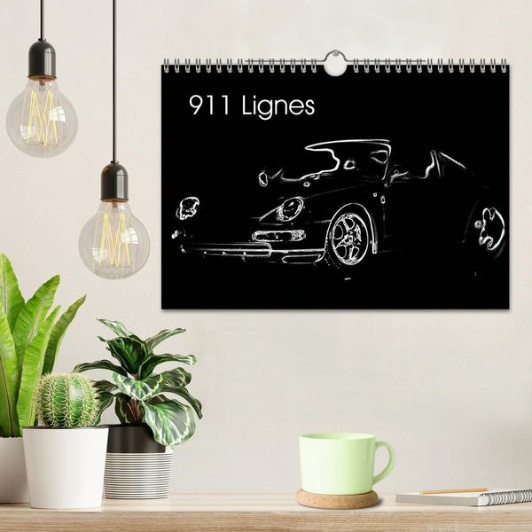 Produktbild: 911 Lignes (Calendrier mural 2026 DIN A4 vertical), CALVENDO calendrier mensuel