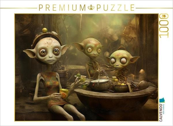 Produktbild: CALVENDO Puzzle Die Drei | 1000 Teile Lege-Gr&ouml;&szlig;e 64x48cm Foto-Puzzle f&uuml;r gl&uuml;ckliche Stunden