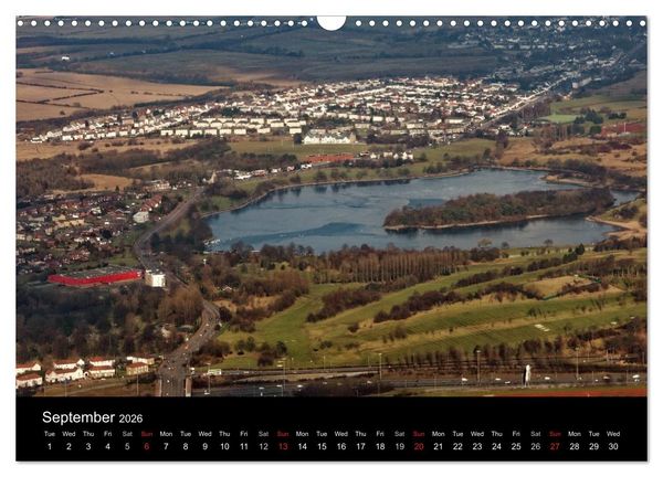 Produktbild: Glasgow from the Air (Wall Calendar 2026 DIN A3 landscape), CALVENDO 12 Month Wall Calendar
