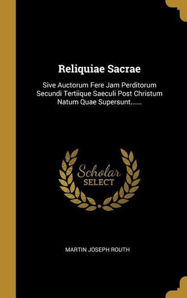 Produktbild: Reliquiae Sacrae