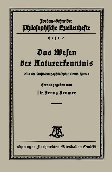 Produktbild: Das Wesen der Naturerkenntnis