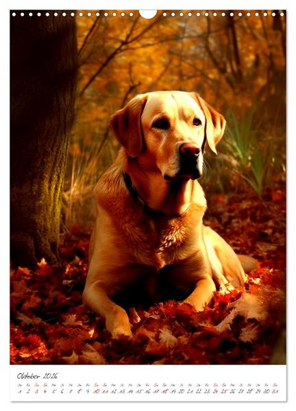Produktbild: Der Labrador (Wandkalender 2026 DIN A3 hoch), CALVENDO Monatskalender