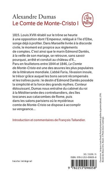 Produktbild: Le Comte de Monte-Cristo tome 1