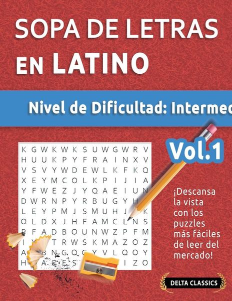 Produktbild: SOPA DE LETRAS EN LATINO - NIVEL DE DIFICULTAD