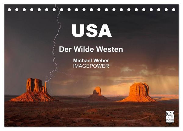 Produktbild: USA - Der Wilde Westen (Tischkalender 2027 DIN A5 quer), CALVENDO Monatskalender