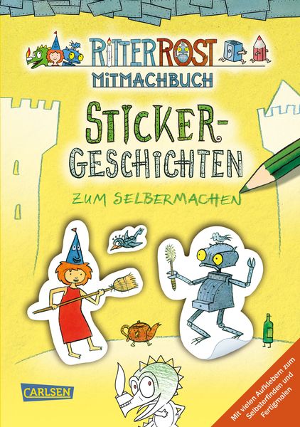 Produktbild: Ritter Rost Mitmachbuch: Sticker-Geschichten zum Selbermachen (Ritter Rost mit CD und zum Streamen)