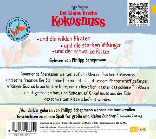 Produktbild: Der kleine Drache Kokosnuss - Schulabenteuer