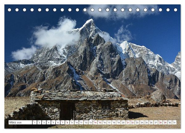 Produktbild: Im Reich des Sagarmatha (Tischkalender 2026 DIN A5 quer), CALVENDO Monatskalender