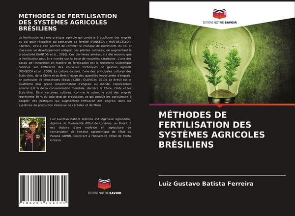 Produktbild: M&Eacute;THODES DE FERTILISATION DES SYST&Egrave;MES AGRICOLES BR&Eacute;SILIENS