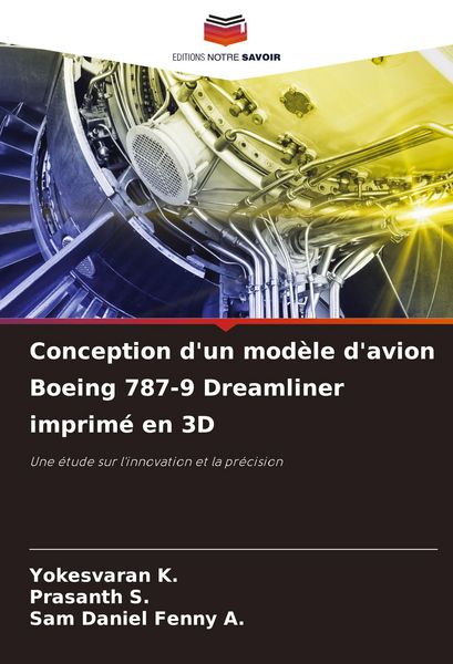 Produktbild: Conception d'un mod&egrave;le d'avion Boeing 787-9 Dreamliner imprim&eacute; en 3D