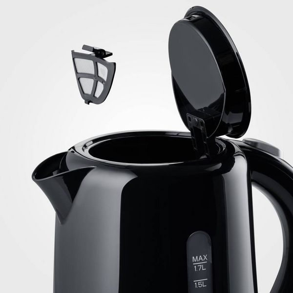 Produktbild: Severin 4322 Wasserkocher schnurlos, &Uuml;berhitzungsschutz Schwarz Fassungsverm&ouml;gen: 1.7 l