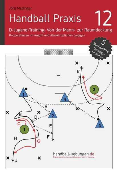 Produktbild: Handball Praxis 12 - D-Jugend-Training: Von der Mann- zur Raumdeckung - Kooperationen im Angriff und Abwehroptionen dagegen