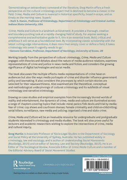 Produktbild: Crime, Media and Culture