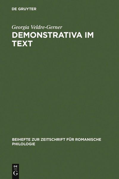 Produktbild: Demonstrativa im Text