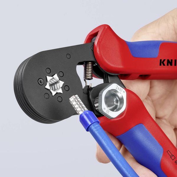 Produktbild: Knipex 97 53 14 Crimpzange Aderendh&uuml;lsen 0.08 bis 16 mm&sup2;