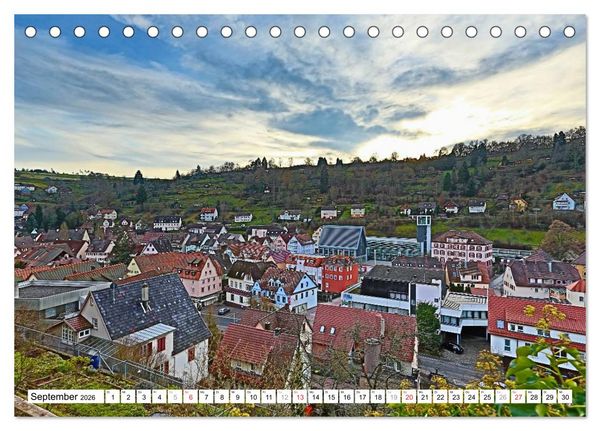 Produktbild: Altensteig (Tischkalender 2026 DIN A5 quer), CALVENDO Monatskalender
