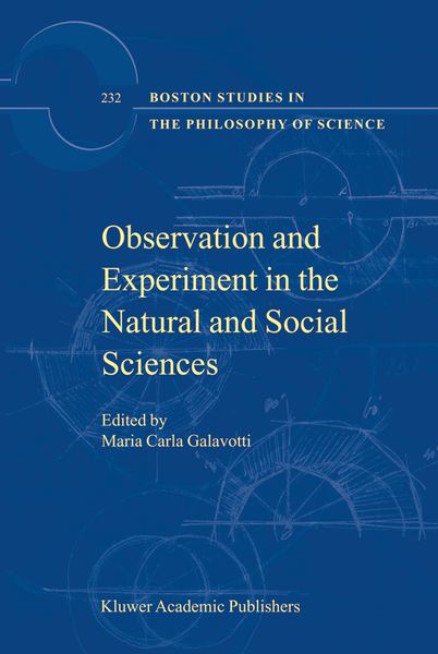 Produktbild: Observation and Experiment in the Natural and Social Sciences