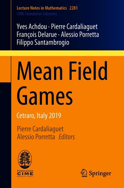 Produktbild: Mean Field Games