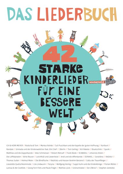 Produktbild: 42 starke Kinderlieder f&uuml;r eine bessere Welt