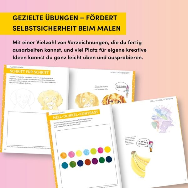 Produktbild: Die Kunst des Malens f&uuml;r Kinder &Uuml;bungsbuch