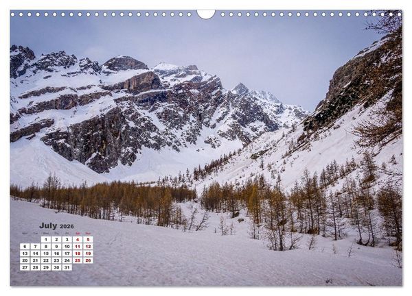 Produktbild: The French Alps, on the trail of the marmot (Wall Calendar 2026 DIN A3 landscape), CALVENDO 12 Month Wall Calendar