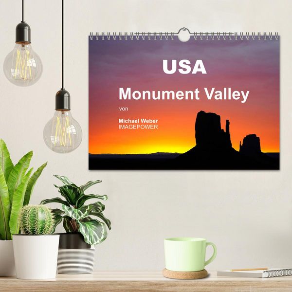 Produktbild: USA - Monument Valley (Wandkalender 2026 DIN A4 quer), CALVENDO Monatskalender