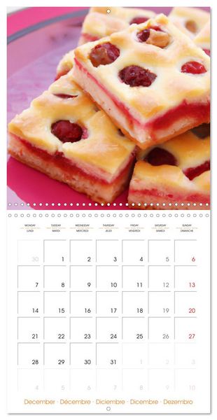 Produktbild: Art culinaire p&acirc;tisseries (Calendrier mural carr&eacute; 2026 30x30 cm) Calendrier double avec une page pour vos prises de notes