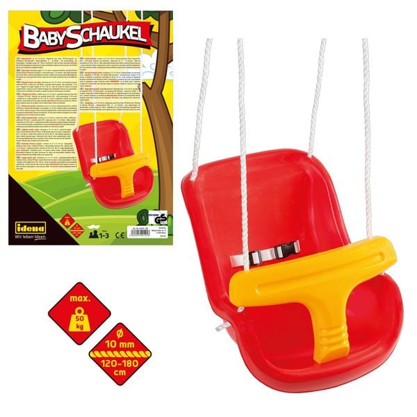 Produktbild: Idena Babyschaukel rot 37x33x46cm