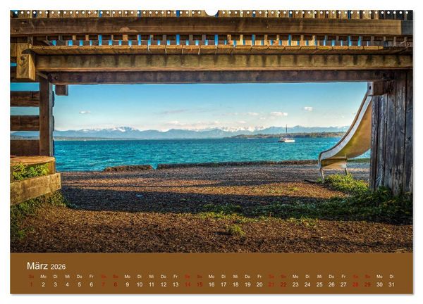 Produktbild: Bezauberndes M&uuml;nchen - Die bayrische Landeshauptstadt und ihr Umland. (Wandkalender 2026 DIN A2 quer), CALVENDO Monatskalender