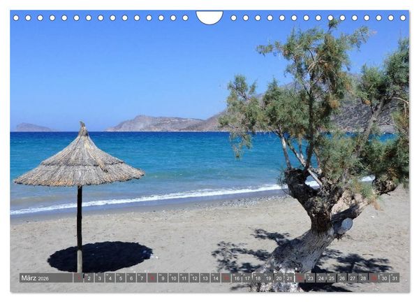 Produktbild: Kreta Pur - Eine Bilderreise f&uuml;r die Sinne (Wandkalender 2026 DIN A4 quer), CALVENDO Monatskalender