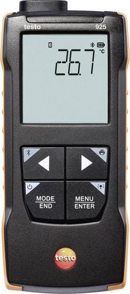 Produktbild: Testo 925 Temperatur-Messger&auml;t -50 - +1000&deg;C F&uuml;hler-Typ K