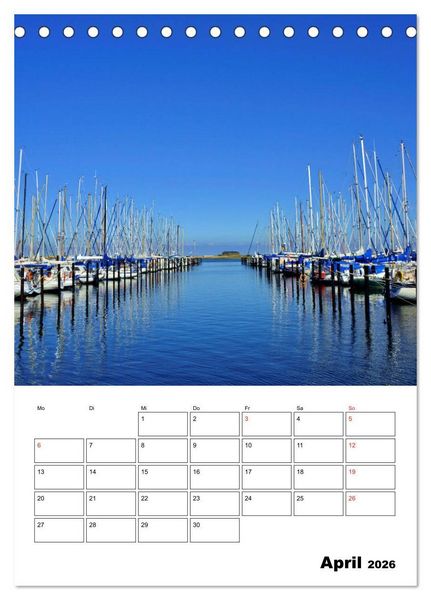 Produktbild: Marina Heiligenhafen (Tischkalender 2026 DIN A5 hoch), CALVENDO Monatskalender