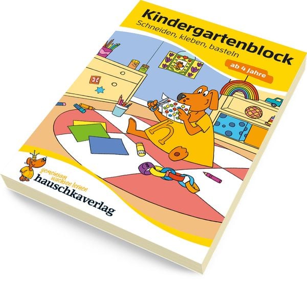 Kindergartenblock ab 4 Jahre - Schneiden, kleben, basteln