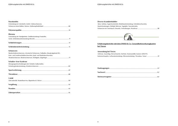 Produktbild: Die DMSO & Co. Buchreihe