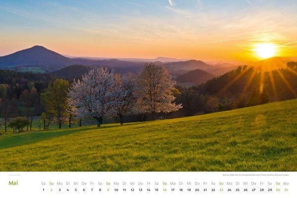 Produktbild: Kalender S&auml;chsische & B&ouml;hmische Schweiz 2027