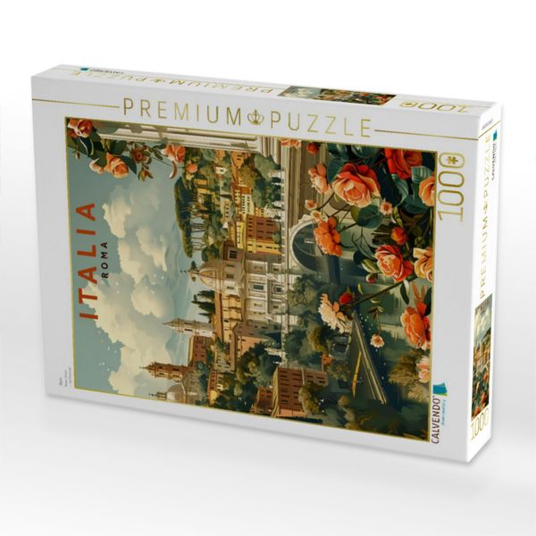 Produktbild: CALVENDO Puzzle Rom | 1000 Teile Lege-Gr&ouml;&szlig;e 64x48cm Foto-Puzzle f&uuml;r gl&uuml;ckliche Stunden
