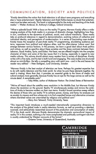 Produktbild: Reality Television and Arab Politics