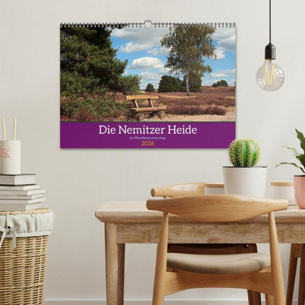 Produktbild: Die Nemitzer Heide - Im Wendland unterwegs (Wandkalender 2026 DIN A3 quer), CALVENDO Monatskalender