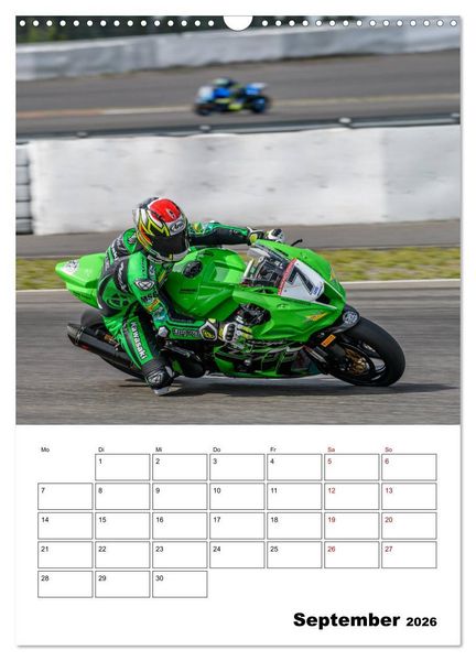 Produktbild: SuperBikes (Wandkalender 2026 DIN A3 hoch), CALVENDO Monatskalender