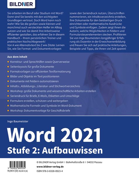 Produktbild: Word 2021 - Stufe 2: Aufbauwissen