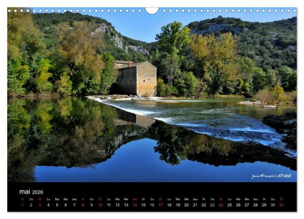 Produktbild: La vall&eacute;e de la C&eacute;ze Gard (Calendrier mural 2026 DIN A3 vertical), CALVENDO calendrier mensuel
