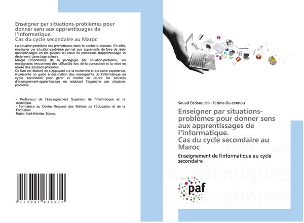 Produktbild: Enseigner par situations-probl&egrave;mes pour donner sens aux apprentissages de l'informatique. Cas du cycle secondaire au Maroc