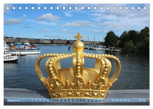 Produktbild: Verzaubertes Schweden (Tischkalender 2027 DIN A5 quer), CALVENDO Monatskalender