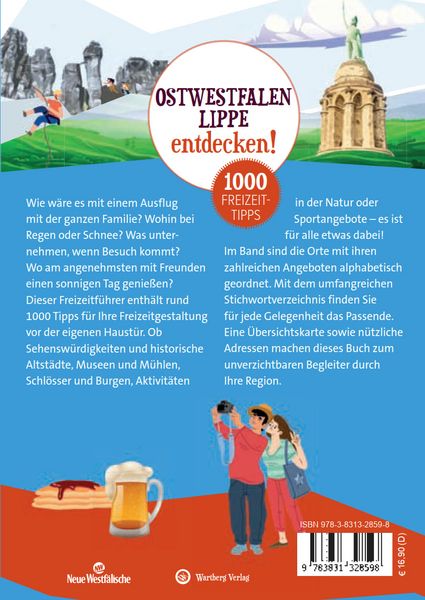Produktbild: Ostwestfalen:Lippe entdecken! 1000 Freizeittipps : Natur, Kultur, Sport, Spa&szlig;